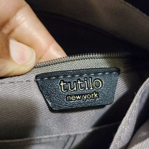 Tutilo New York The Lexy Collection Black Nylon Laptop Tablet Backpack - Picture 8 of 12